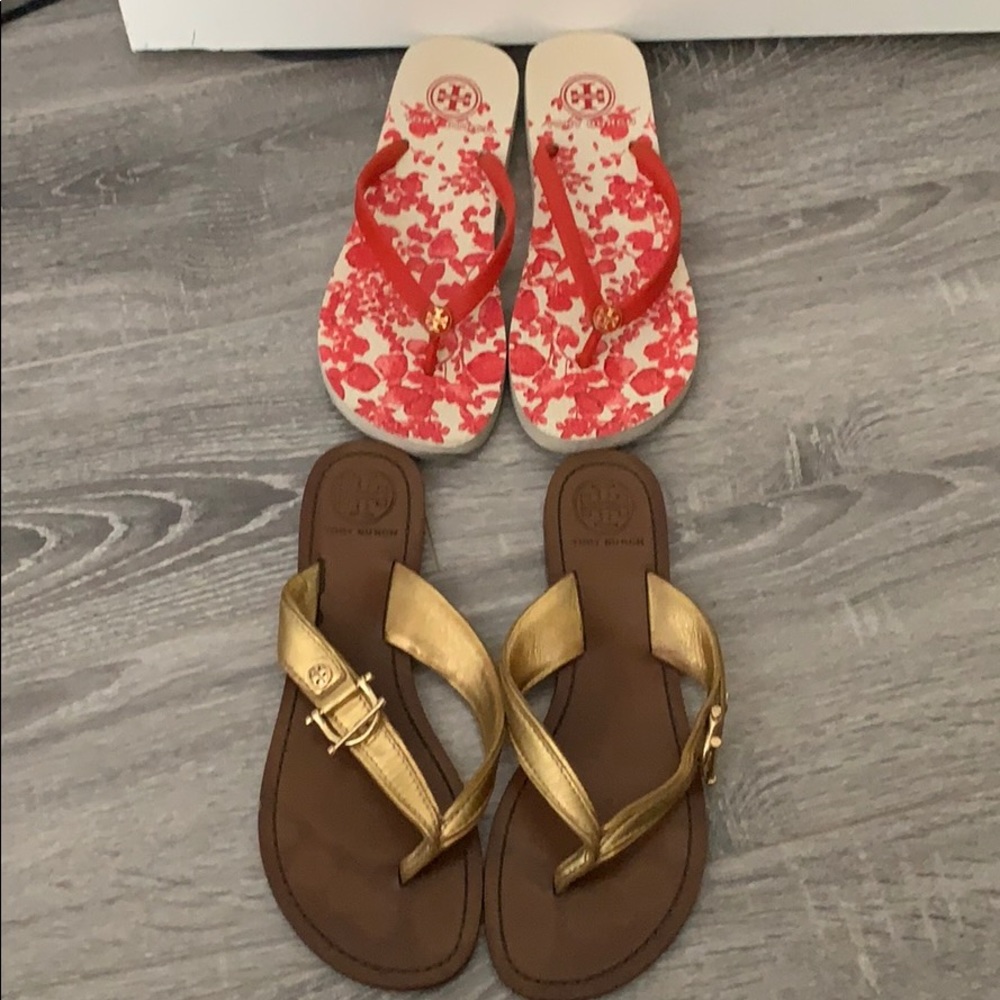Tory Burch Leather sandals and flip flops